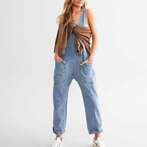 We The Free High Roller Jumpsuit Denim Overalls